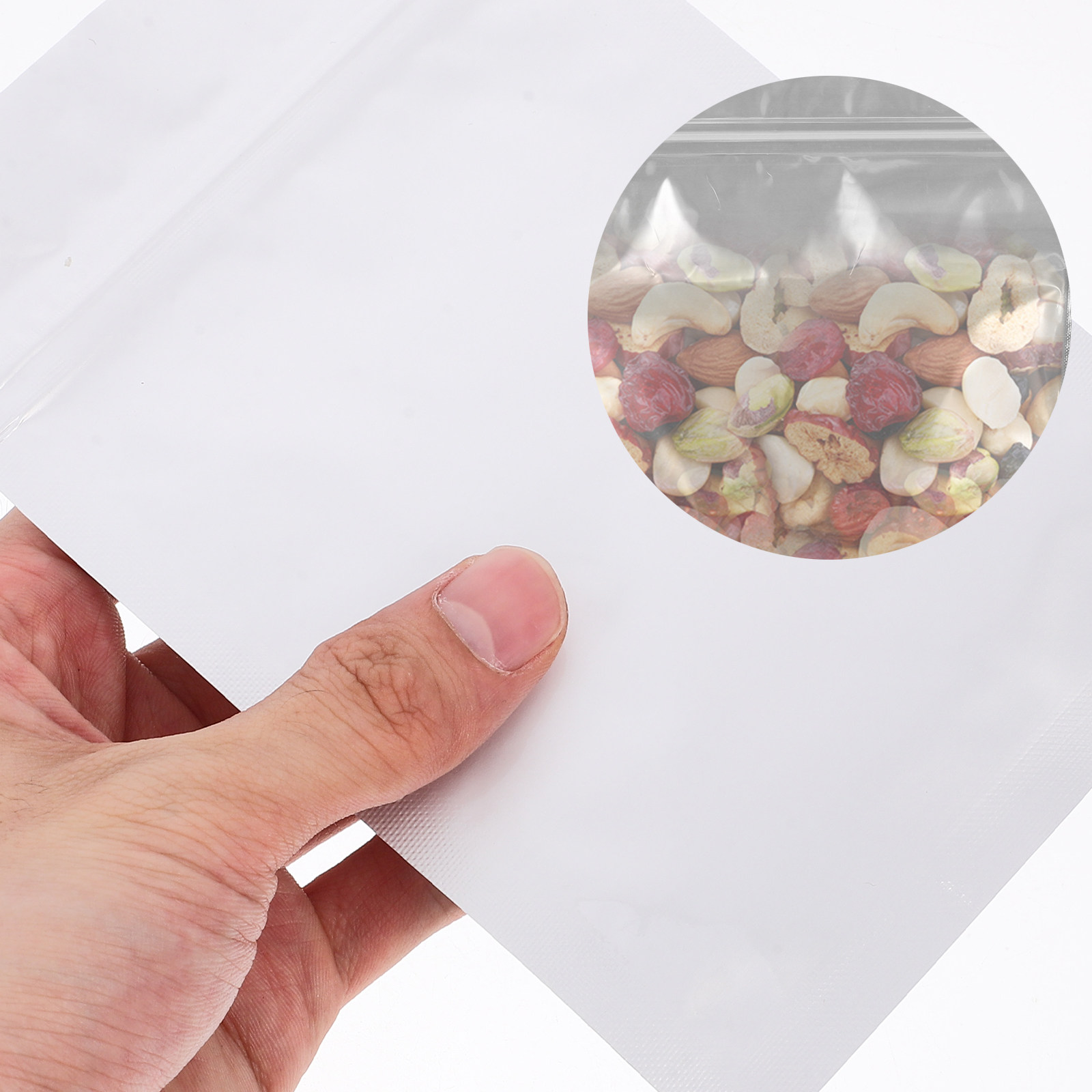Food Snacks Packaging - 50 stuks luchtdichte hersluitbare zakjes voor