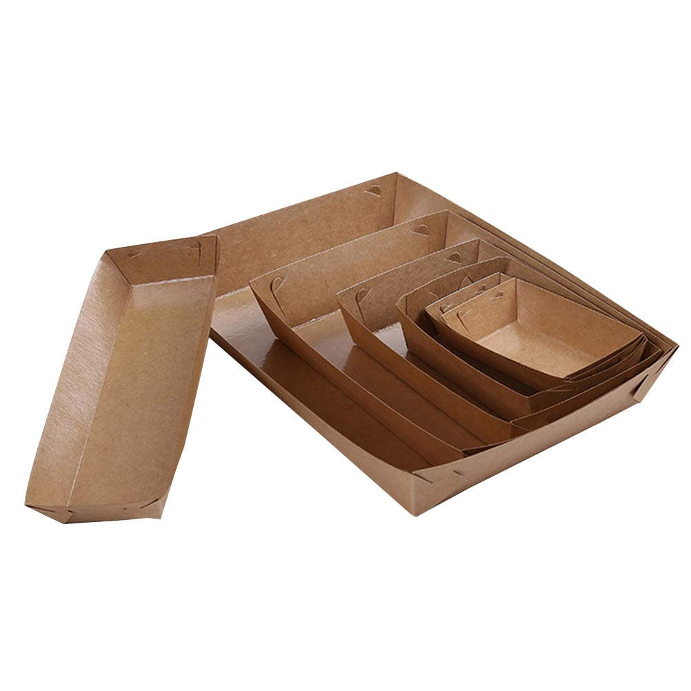 Food Snacks Items - 30 stuks wegwerp bootvormige verpakkingsdozen voor