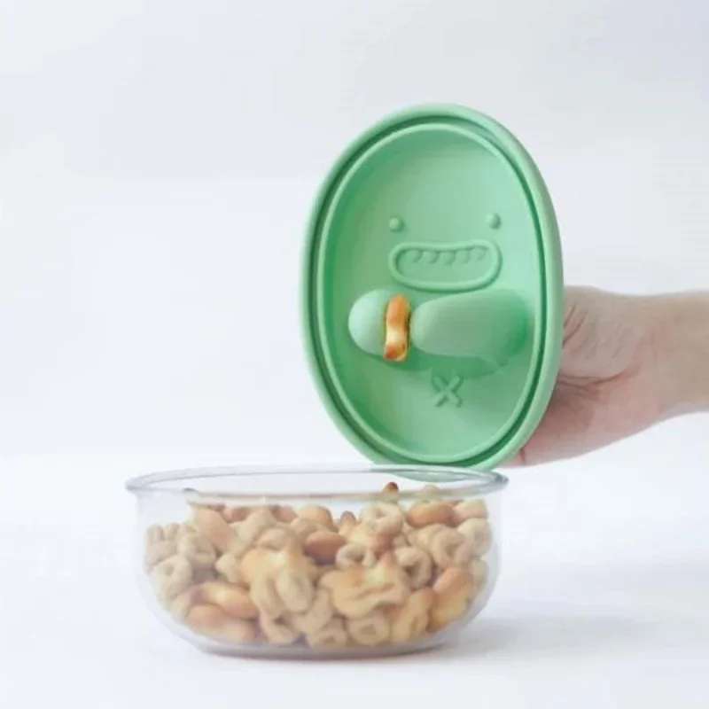 Food Snacks Packaging - Handsfree snackbox, geen kruimels, snackopbergdoos, cartoonkoekjesdoos,