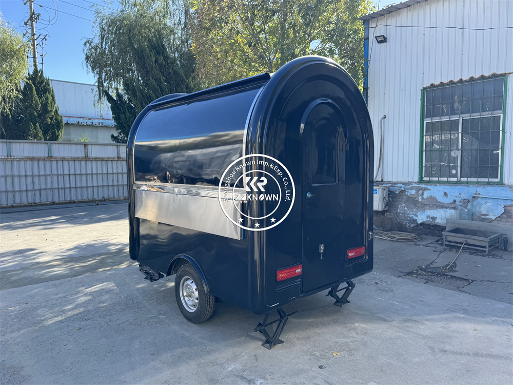 Food Truck With Snacks - Street Mobile Coffee Shop Fast Food