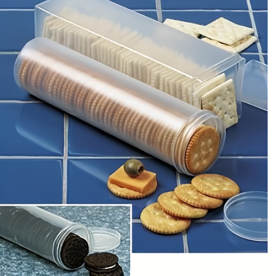 Food Snacks Packaging - Transparante rechthoekige verzegelde voedselbewaarbak met klep