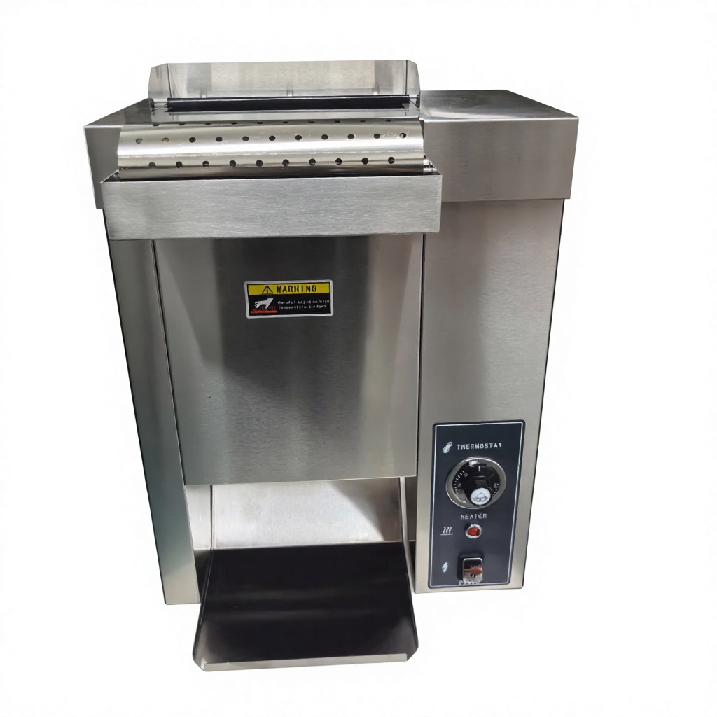 Food Processor Snacks - Hoge capaciteit hamburgerbroodjes-toaster met draaiknopbediening en