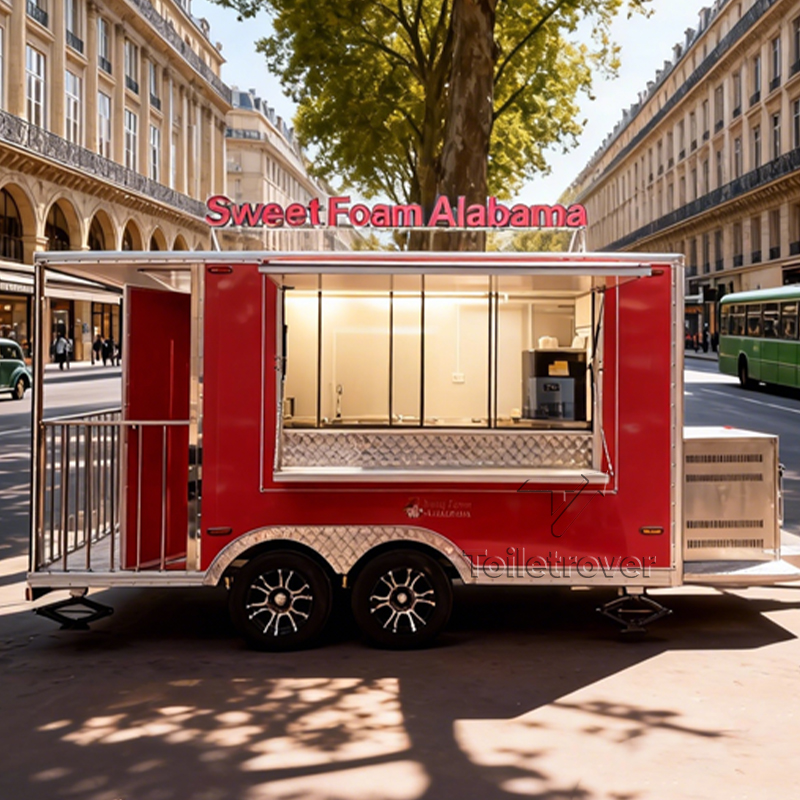 Food Sweet Snacks - Hoge kwaliteit zoete snack foodtruck, gebogen