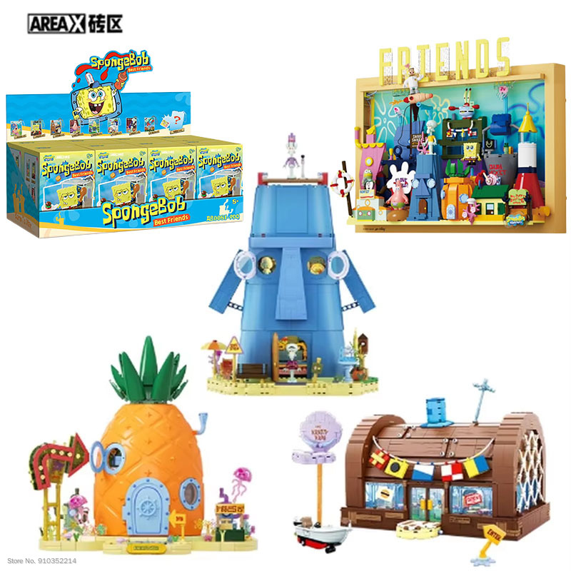 Food X - Areax Spongebob Bikini Bottom Bouwstenen Wereldserie