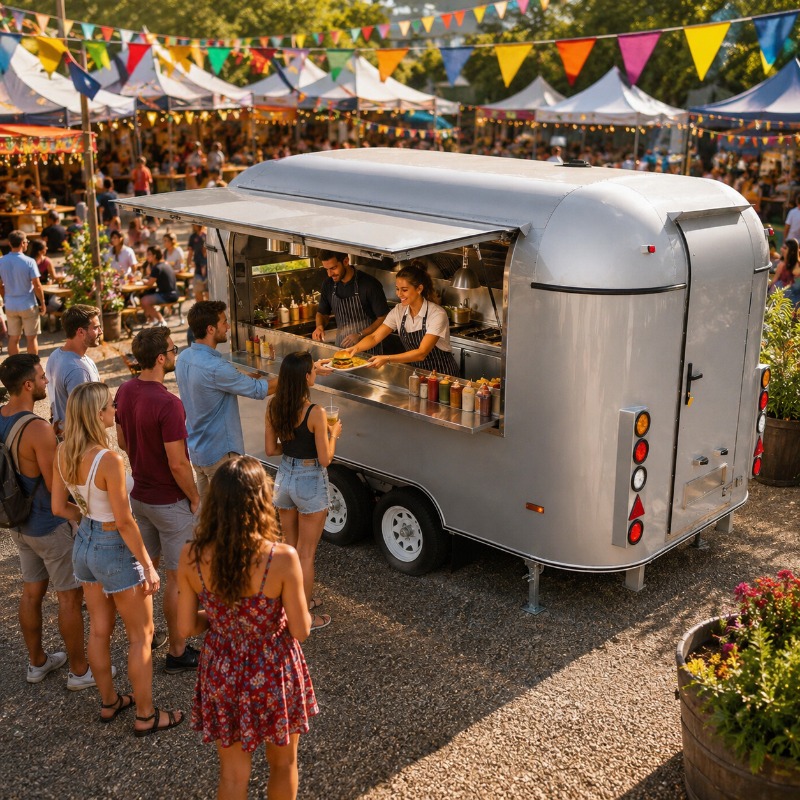 Foodtruck met volledig uitgeru - Food Truck With Snacks recensie en prijs