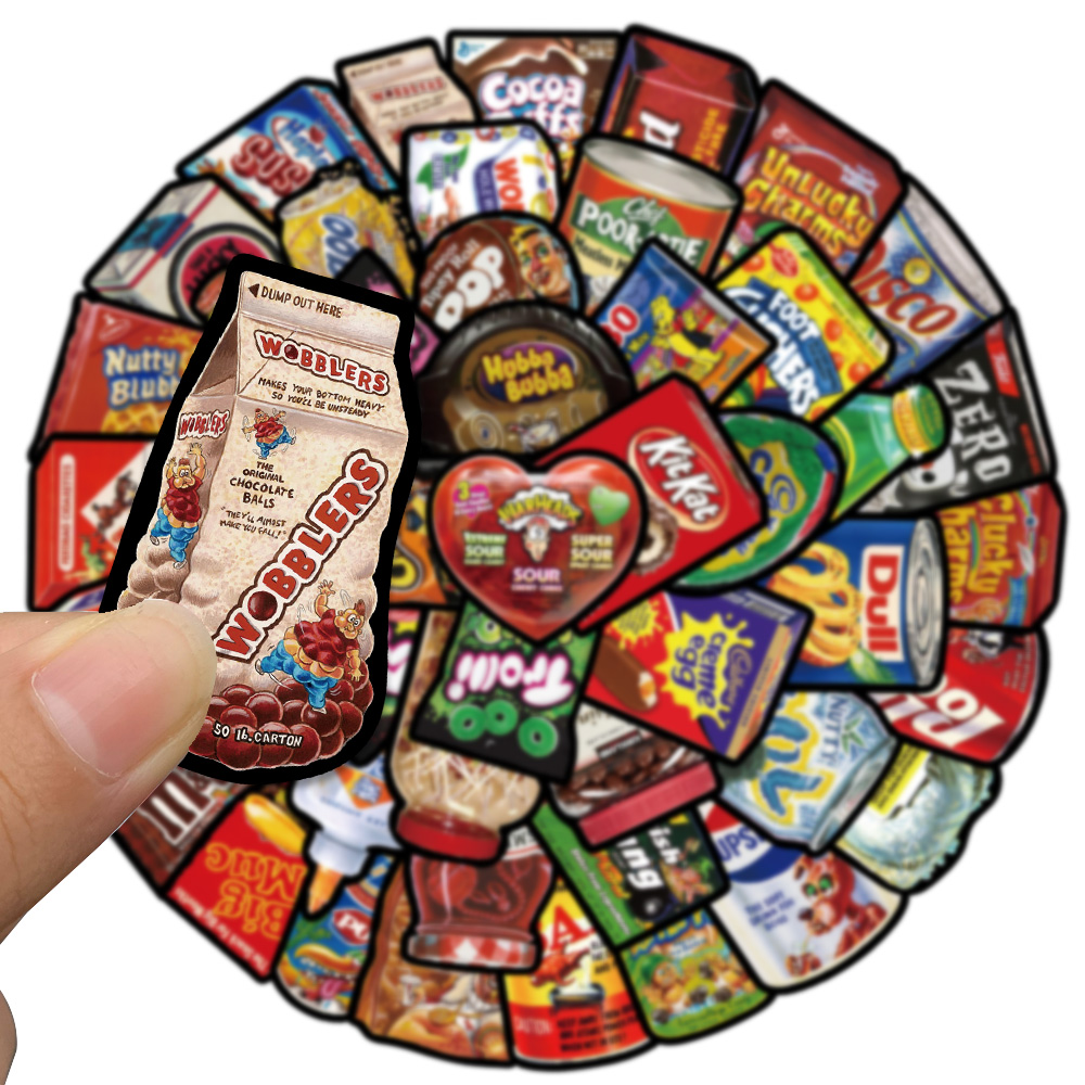 48 Stuks Cartoon Amerikaanse S - American Food Y Snacks recensie en prijs