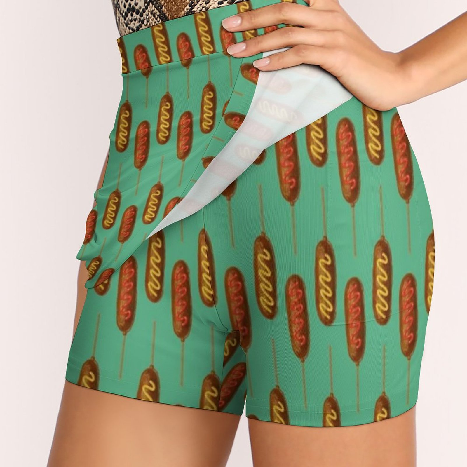 Corn Dogs Damesrok Minirokken  - Food Sweet Snacks recensie en prijs
