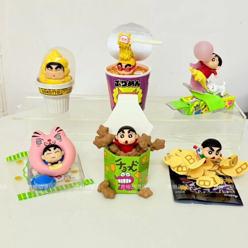 RE-MENT Crayon Shin-chan Gorot - Food Snacks Packaging recensie en prijs