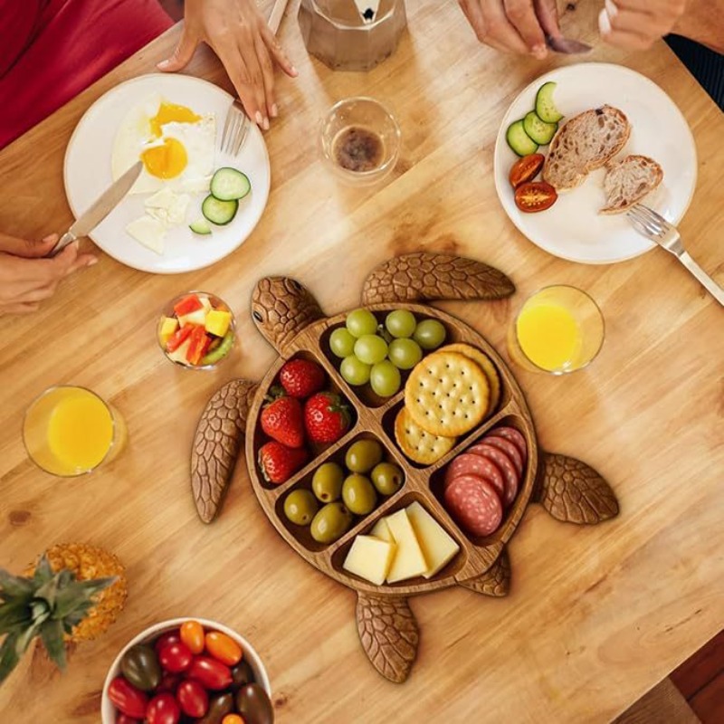 Houten Octopus Dienblad, Multi - Food Snacks Items recensie en prijs