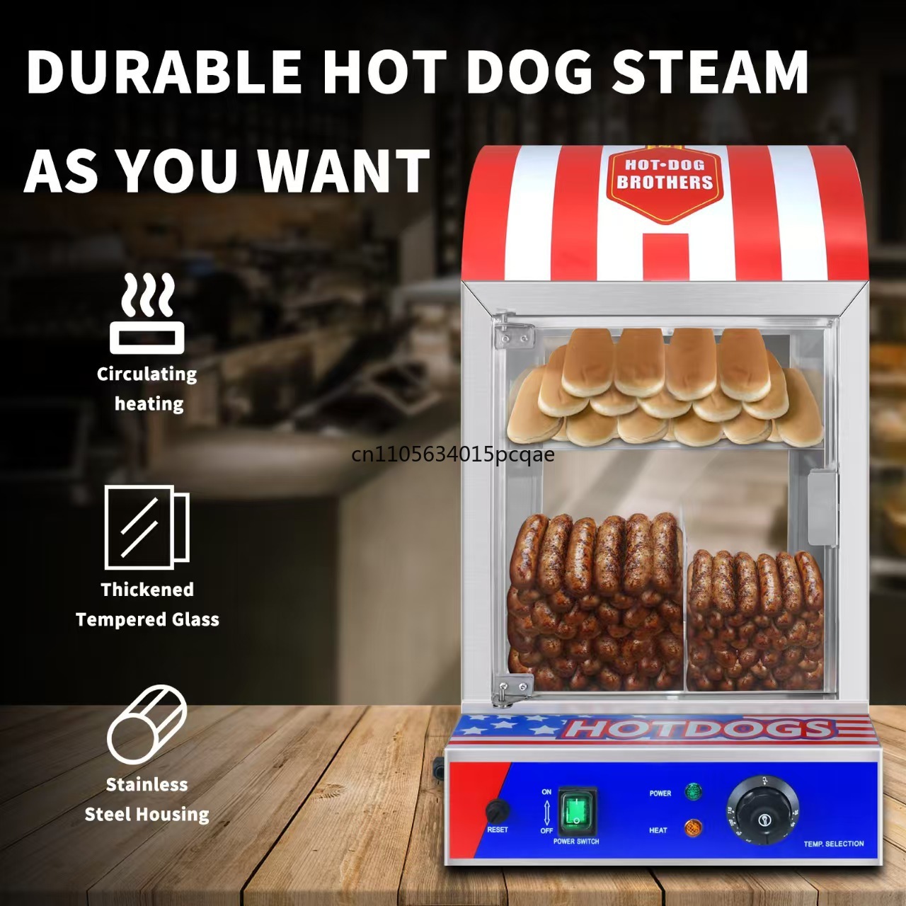 Commerciële automatische hotdo - Food Processor Snacks recensie en prijs